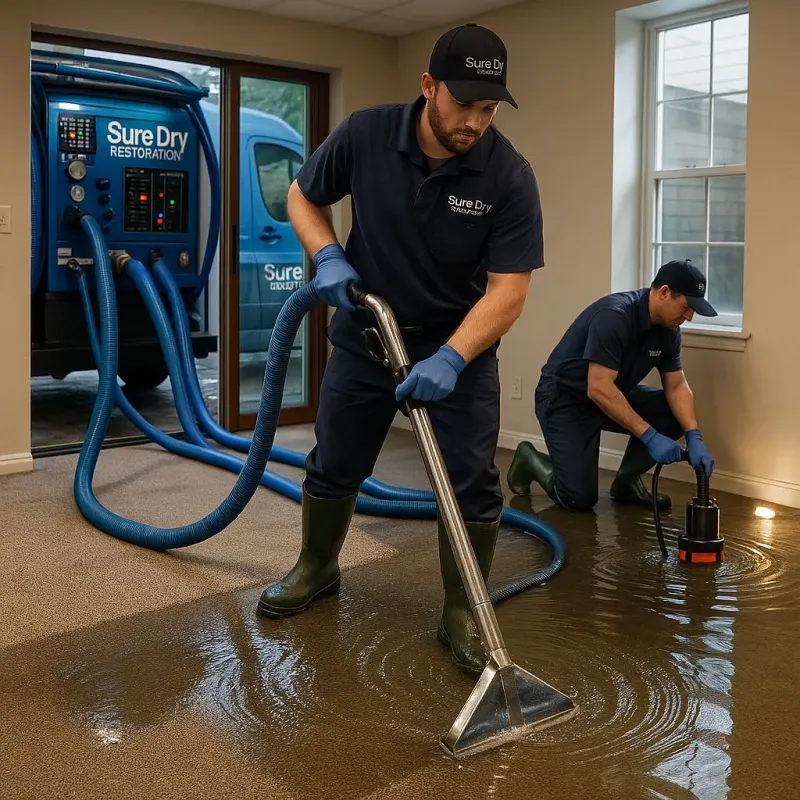 Water Extraction and Removal process in San Diego Country Estates, CA